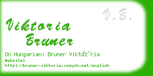 viktoria bruner business card